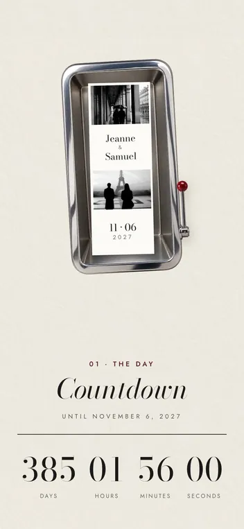 Paparazzi wedding invitation